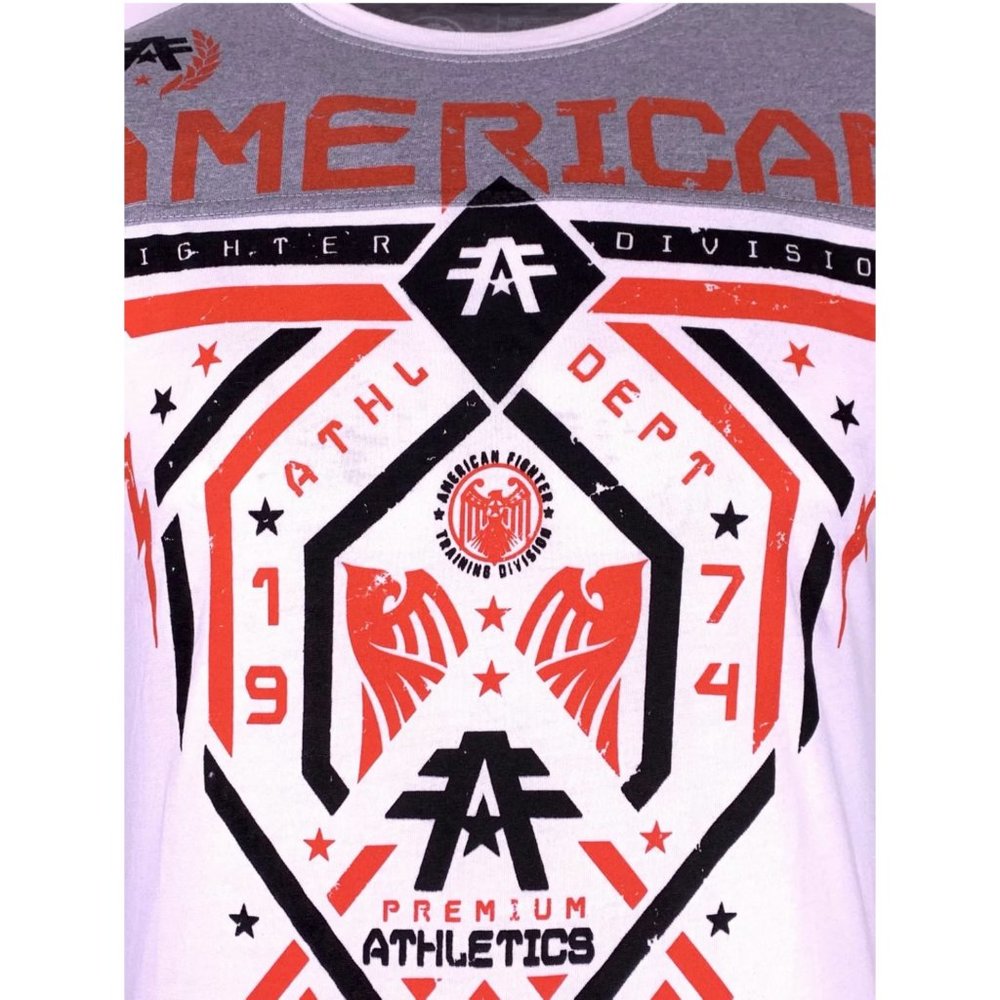 AMERICAN FIGHTER Men's T-Shirt S/S FAIRBANKS 50/50 - Picture 6 of 11